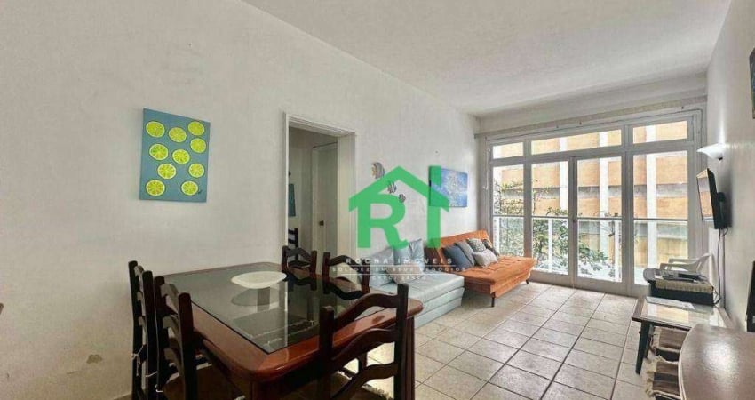Apartamento amplo, beira mar, 2 dormitórios, Pitangueiras, Guarujá/SP.