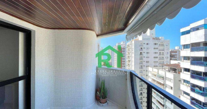 Apartamento à beira mar com 3 quartos (2 suítes), 2 vagas e lazer à venda em Pitangueiras, Guarujá | Rocha Imóveis Guarujá