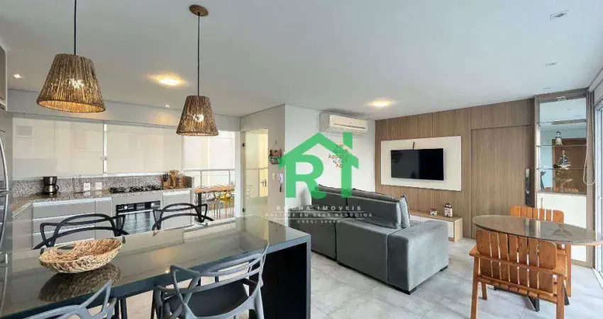 Apartamento Beira Mar, Reformado, 3 Dormitórios, 2 Vagas, Lazer, Jardim Astúrias, Guarujá/SP