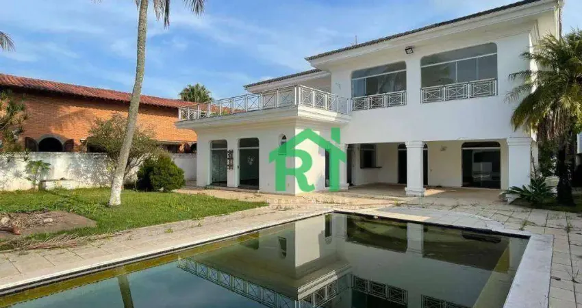 Casa 6 dormitórios (6 suítes), lazer, jardim acapulco, guarujá/sp