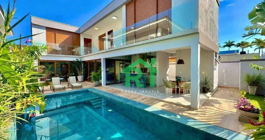 Casa com 5 dormitórios à venda, 275 m² por R$ 2.800.000,00 - Balneário Praia do Pernambuco - Guarujá/SP