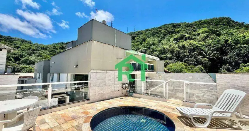Cobertura com 3 dormitórios à venda, 150 m² por R$ 600.000,00 - Enseada - Guarujá/SP