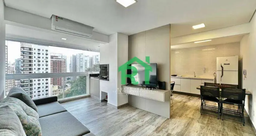 Apartamento com 2 dormitórios, 60 m² - venda por R$ 600.000,00 ou aluguel por R$ 5.000,00/mês - Jardim Astúrias - Guarujá/SP