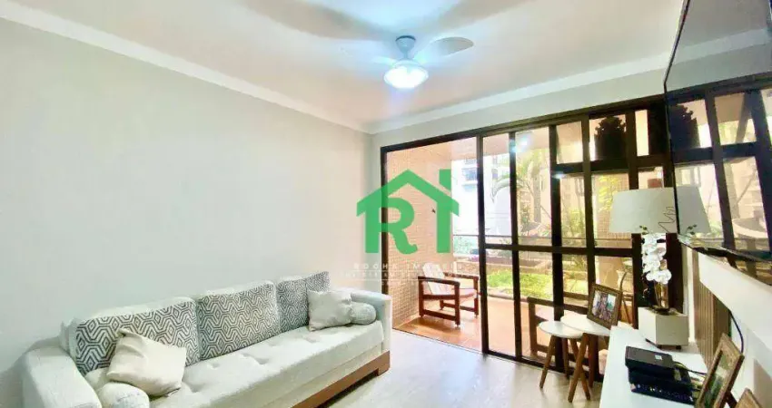 Apartamento Beira Mar, 2 dormitórios, 2 vagas - Pitangueiras - Guarujá/SP