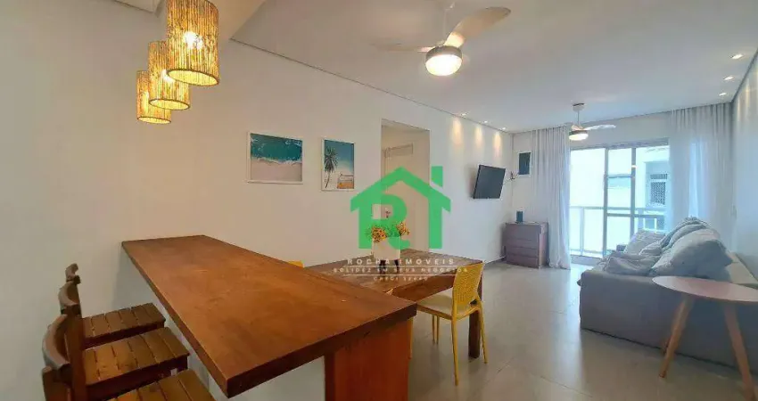 Apartamento com 3 dormitórios à venda, 88 m² por R$ 425.000,00 - Enseada - Guarujá/SP