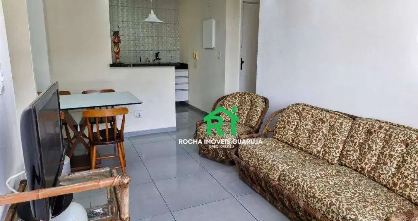 Apartamento com 2 dormitórios, 65 m² - venda por r$ 400.000,00 ou aluguel por r$ 3.300,00/mês - enseada - guarujá/sp