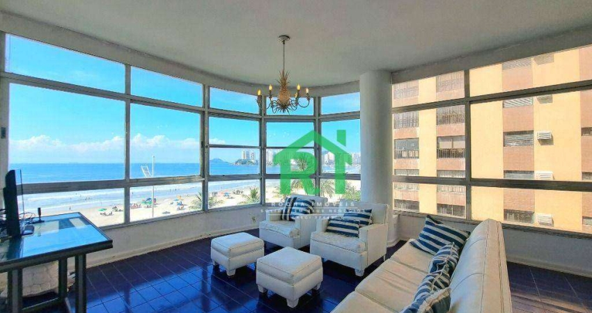 Apartamento frente mar com 3 quartos, 2 vagas à venda em Pitangueiras, Guarujá | Rocha Imóveis Guarujá