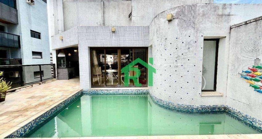 Cobertura com 3 dormitórios à venda, 200 m² por R$ 1.500.000,00 - Pitangueiras - Guarujá/SP