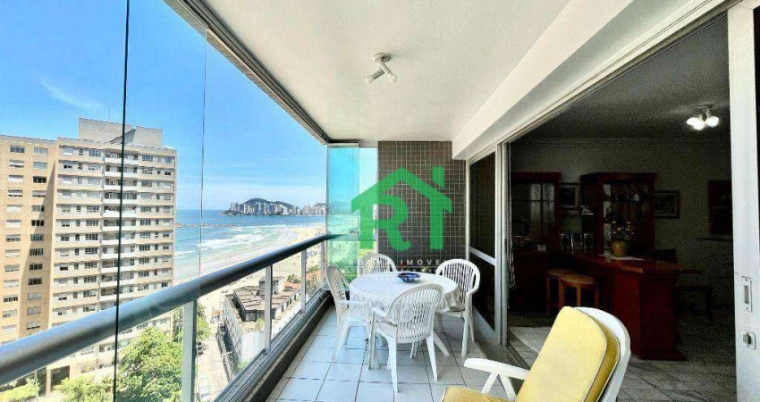 Apartamento com 3 dormitórios, 183 m² - venda por R$ 1.300.000,00 ou aluguel por R$ 8.000,00/mês - Pitangueiras - Guarujá/SP