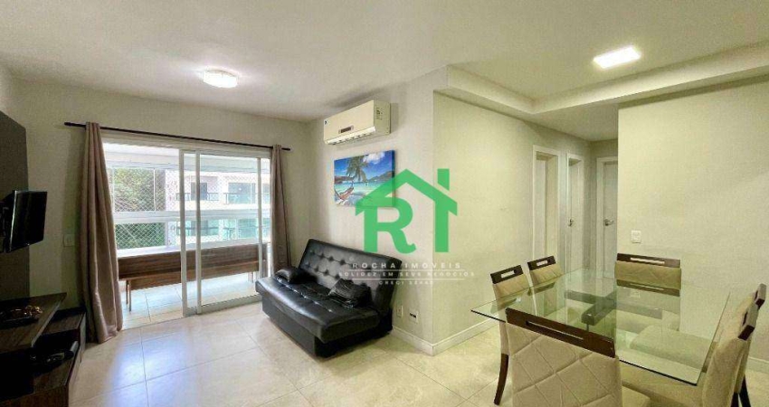Apartamento Beira Mar, 2 Dormitórios (1 Suíte), 2 Vagas, Área de Lazer, Jardim Astúrias, Guarujá/SP