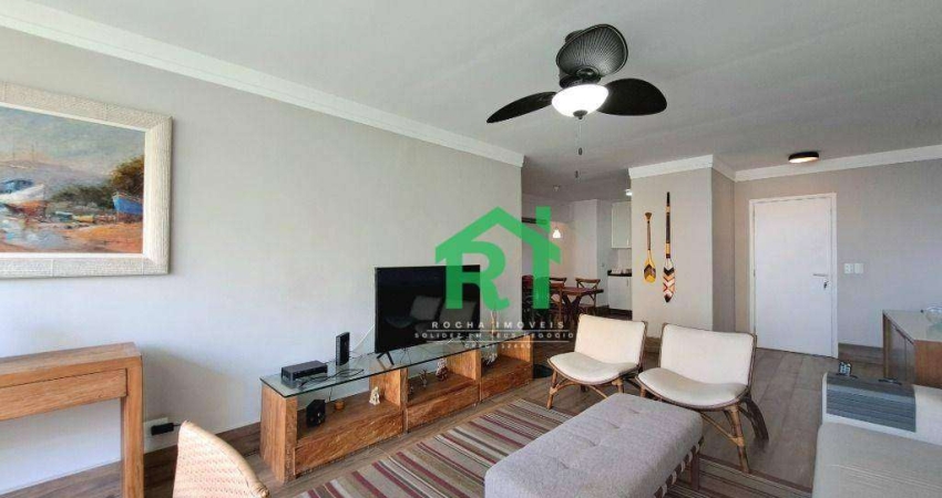 Apartamento com 3 dormitórios, 98 m² - venda por R$ 750.000,00 ou aluguel por R$ 6.500,00/mês - Pitangueiras - Guarujá/SP
