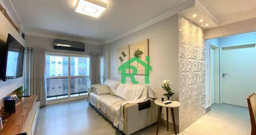 Apartamento com 3 dormitórios à venda, 95 m² por R$ 510.000,00 - Pitangueiras - Guarujá/SP