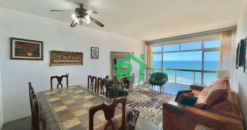 Apartamento à venda na Praia das Pitangueiras, 3 Quartos, Vista para o mar, 1 Vaga, Guarujá SP