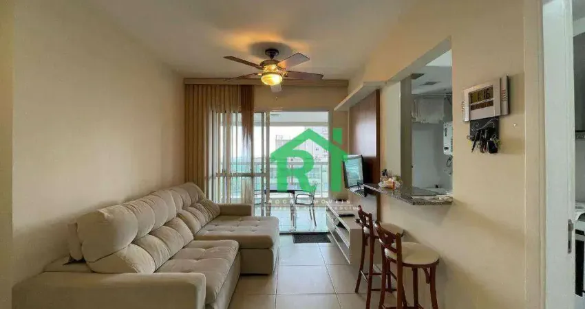 Apartamento com 2 dormitórios para alugar, 85 m² por R$ 6.000,00/mês - Pitangueiras - Guarujá/SP