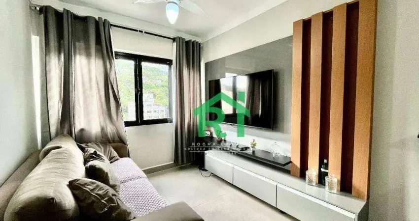 Apartamento com 2 dormitórios à venda, 75 m² por R$ 380.000 - Enseada - Guarujá/SP