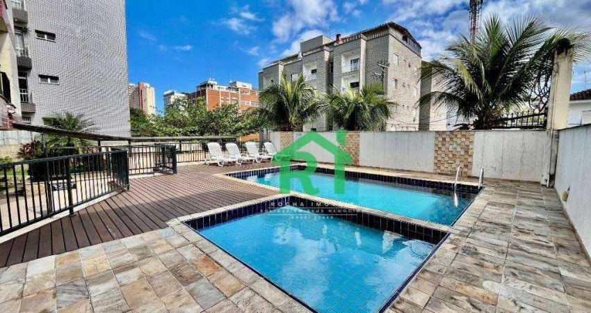 Apartamento com 2 dormitórios à venda, 75 m² por R$ 340.000 - Enseada - Guarujá/SP