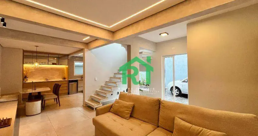 Village com 2 dormitórios à venda, 126 m² por R$ 820.000,00 - Tombo - Guarujá/SP