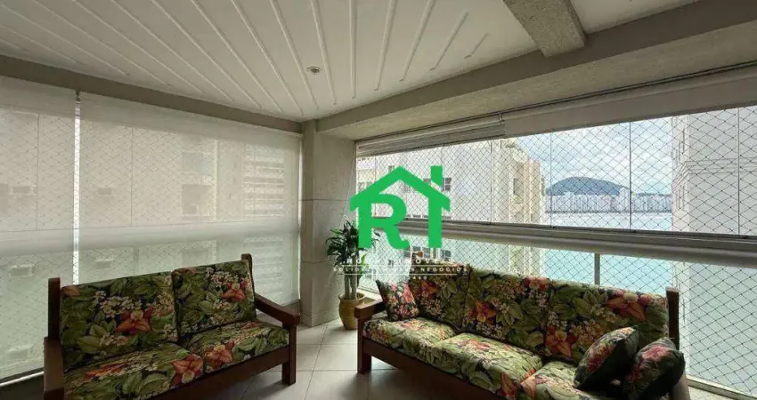 Apartamento frente mar com 3 dormitorios (3 Suites), 2 vagas, Lazer, Asturias, Guaruja/SP