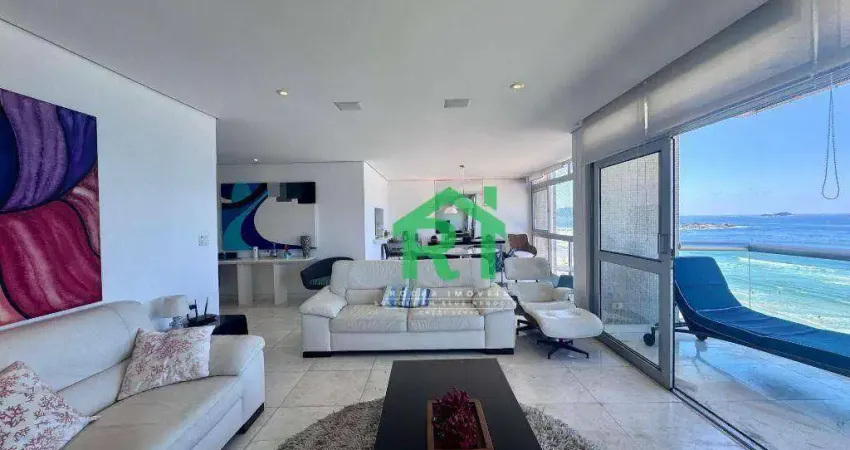 Apartamento com 4 dormitórios, 200 m² - venda por R$ 1.800.000,00 ou aluguel por R$ 11.500,02/mês - Pitangueiras - Guarujá/SP