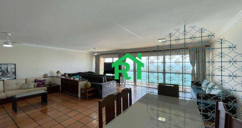 Apartamento frente mar na Praia das Pitangueiras, 4 suítes, 2 vagas