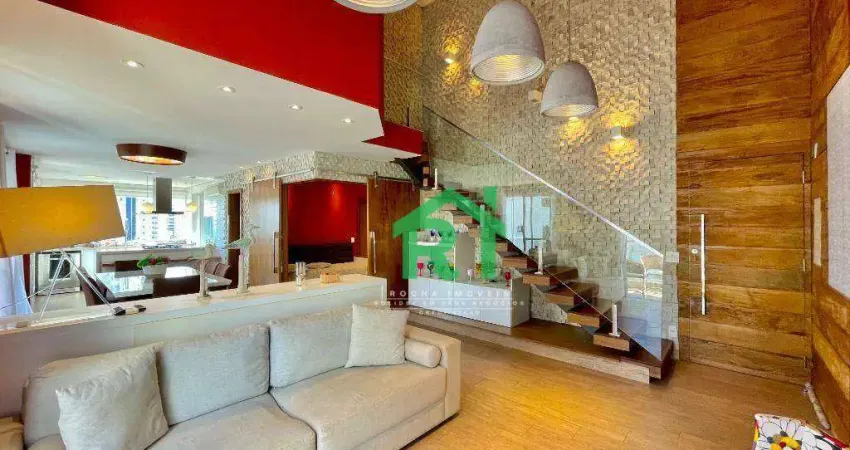 Apartamento Duplex à venda com 4 Dormitórios na Praia das Astúrias - Guarujá/SP