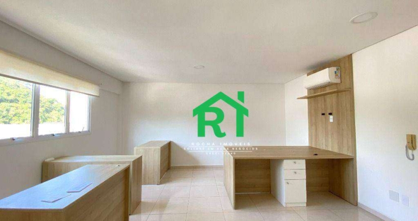 Studio á venda/locação , 1 Vaga de garagem, Praia das Pitangueiras - Guarujá/SP