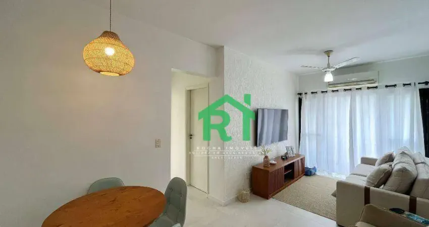 Apartamento Reformado, 2 Dormitórios (1 Suíte), 1 Vaga, Jardim Astúrias, Guarujá/SP