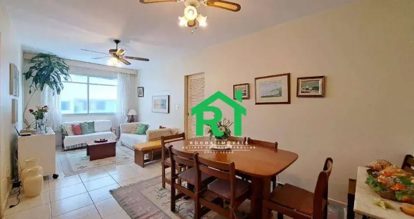 Apartamento beira mar, 2 dormitórios (1 suíte), 1 vaga, Pitangueiras, Guarujá/SP.