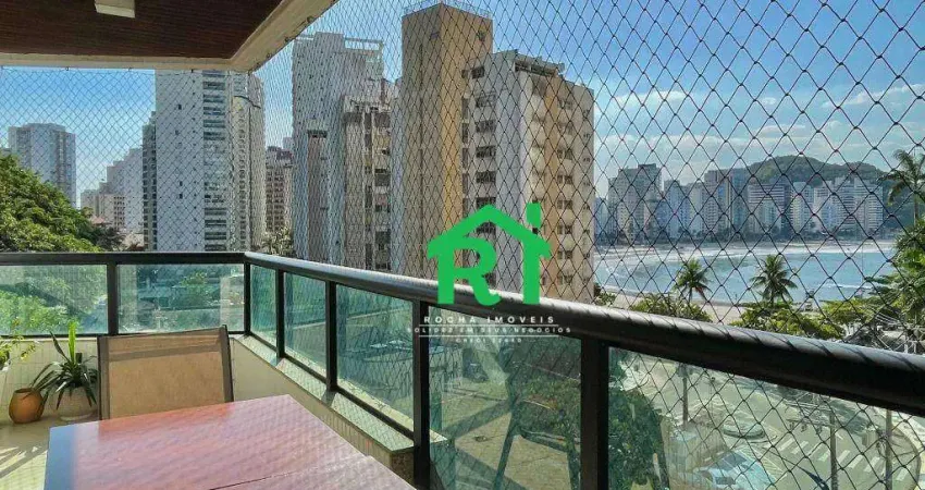 Apartamento Vista Mar, 3 Quartos (1 Suíte) I Praia das Astúrias, Guarujá.