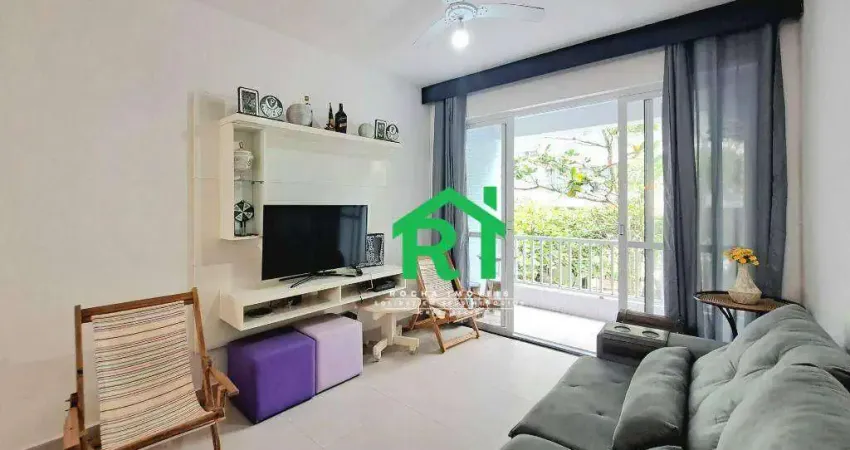 Apartamento com 2 dormitórios, 90 m² - venda por R$ 560.000,00 ou aluguel por R$ 3.800,00/mês - Pitangueiras - Guarujá/SP