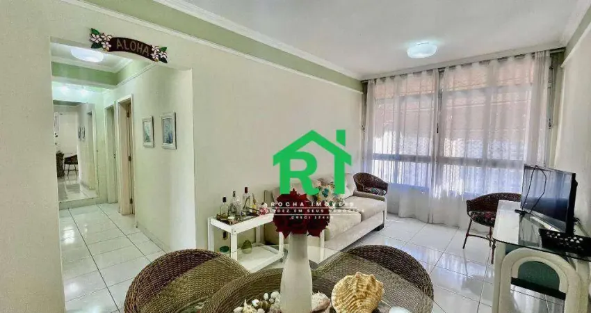 Apartamento com 2 dormitórios à venda, 75 m² por R$ 450.000,00 - Pitangueiras - Guarujá/SP