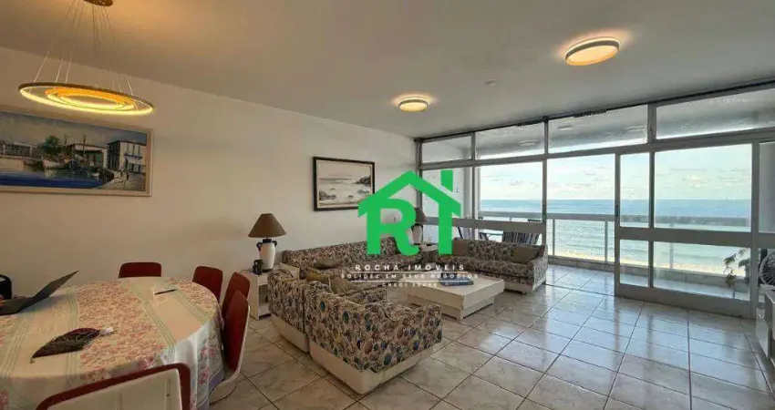 Apartamento com 3 dormitórios para alugar, 181 m² por R$ 6.000,00/mês - Pitangueiras - Guarujá/SP