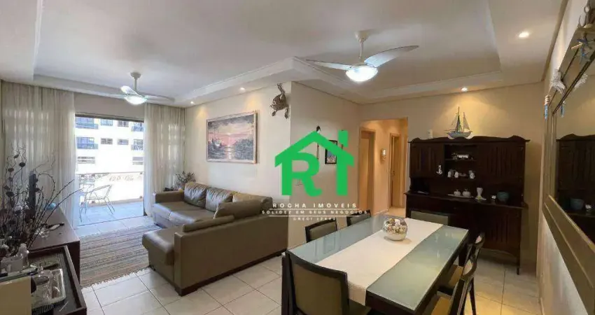 Apartamento com 3 dormitórios (2 suítes), 1 vaga, Enseada, Guarujá/SP
