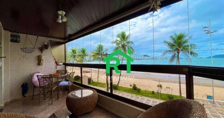 Apartamento Frente Mar, 3 Quartos (1 Suíte), 2 Vagas, Lazer,  Praia das Astúrias, Guarujá/SP