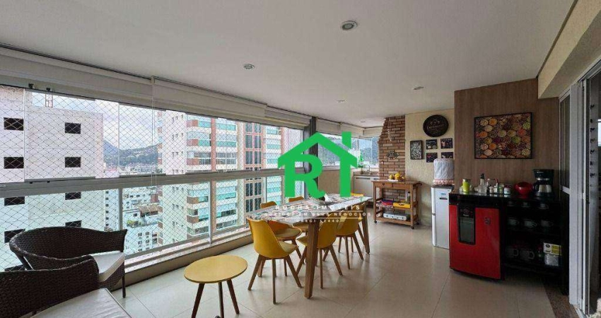 Apartamento com 3 dormitórios à venda, 130 m² por R$ 970.000,00 - Enseada - Guarujá/SP