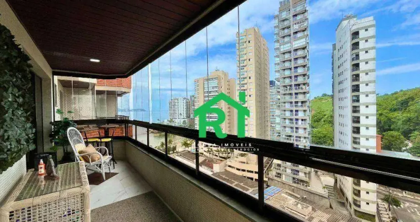 Apartamento Vista Mar, 3 Quartos (2 Suítes), 2 Vagas, Lazer, Praia das Astúrias, Guarujá/SP