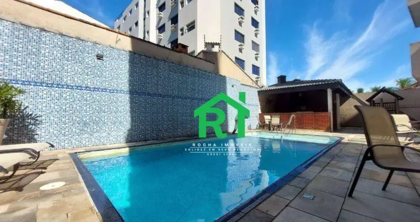 Apartamento à venda com 3 dormitórios (1 suíte), 1 vaga, lazer,   Guarujá/SP