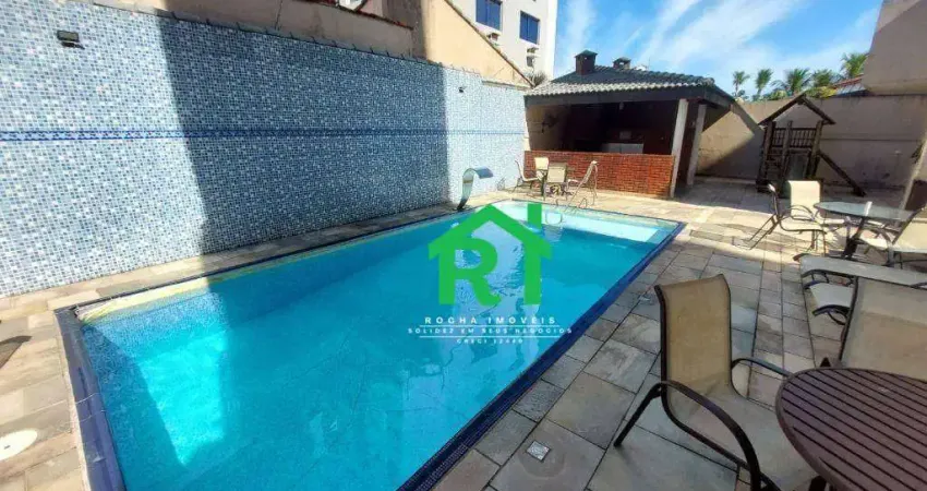 Apartamento à venda com 3 dormitórios (1 suíte), 1 vaga, lazer, Guarujá/SP