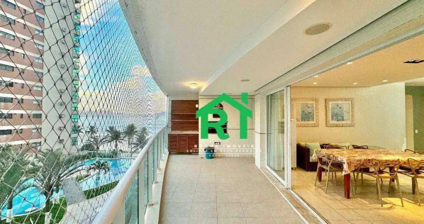 Apartamento à venda na Praia das Astúrias, 3 Quartos, 2 Vagas, Vista para o mar, Guarujá SP