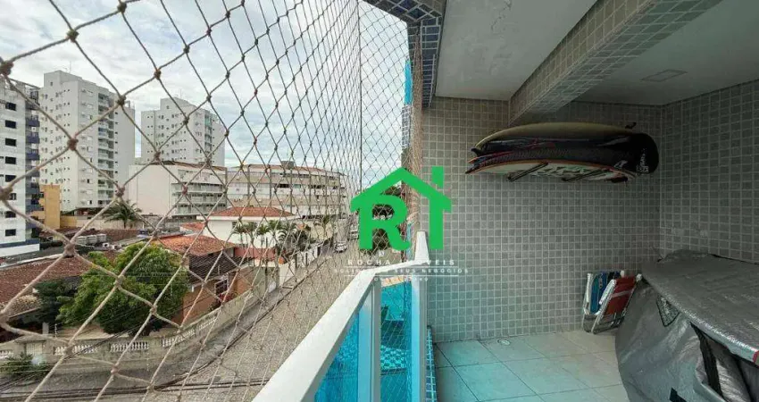 Apartamento a poucos metros da praia com 3 dormitorios (1 suite), 2 vagas, Tombo, Guaruja/SP.