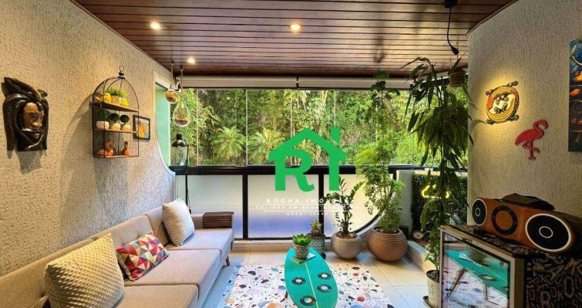 Apartamento com 3 quartos (1 suíte), 2 vagas, lazer, Pitangueiras, Guarujá/SP