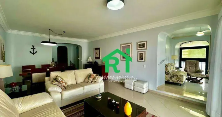 Apartamento beira mar, 3 dormitórios ( 3 suítes), 2 vagas, Pitangueiras, Guarujá/SP.