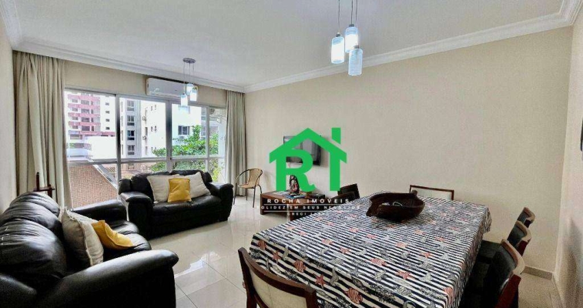 Apartamento com 3 dormitórios à venda, 128 m² por R$ 750.000 - Pitangueiras - Guarujá/SP