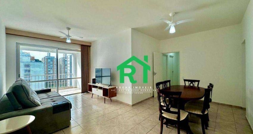 Apartamento reformado, beira mar, vista mar, 3 dormitórios, 1 vaga, Pitangueiras, Guarujá/SP.