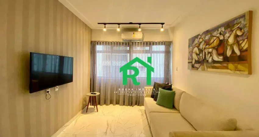Apartamento com 1 dormitório à venda, 50 m² por R$ 330.000 - Pitangueiras - Guarujá/SP