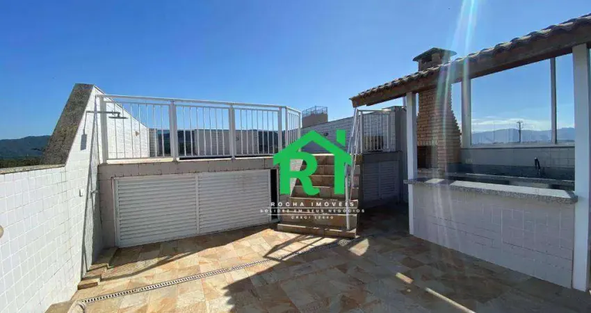 Oportunidade cobertura com vista mar, piscina, churrasqueira, 3 dormitórios na Enseada Guarujá.