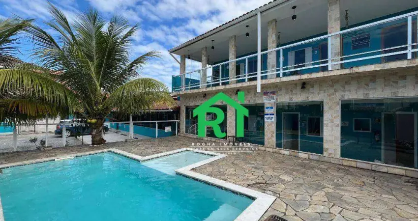 Pousada à beira mar com 10 dormitórios (10 suítes), 10 vagas, lazer, Enseada, Guarujá/SP