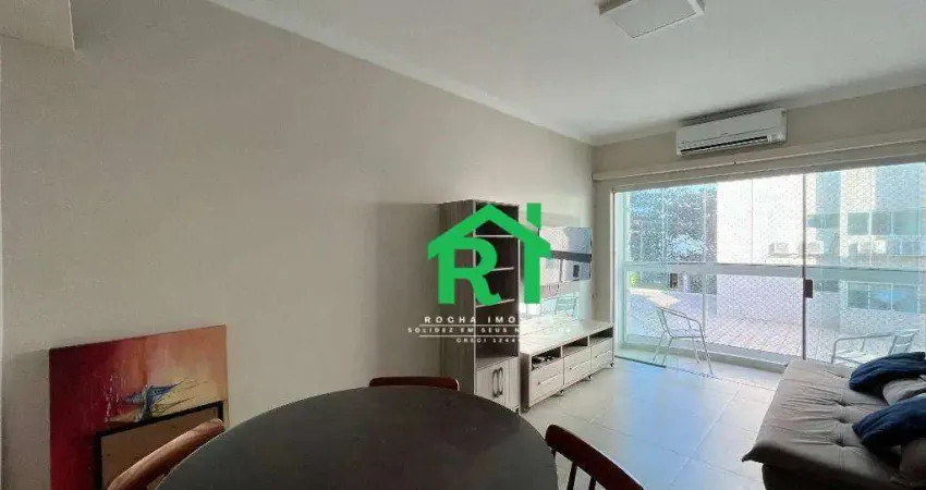 Apartamento à beira mar com 1 dormitório, Enseada, Guarujá/SP