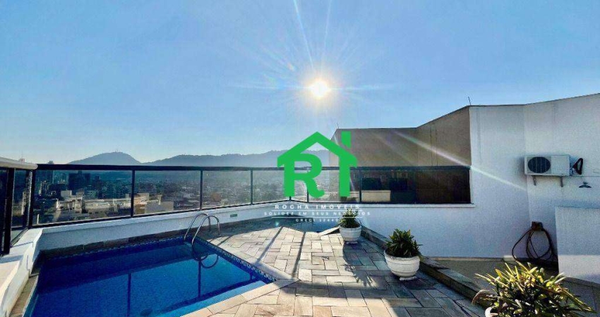 Cobertura com 4 dormitórios à venda, 314 m² por R$ 980.000 - Enseada - Guarujá/SP