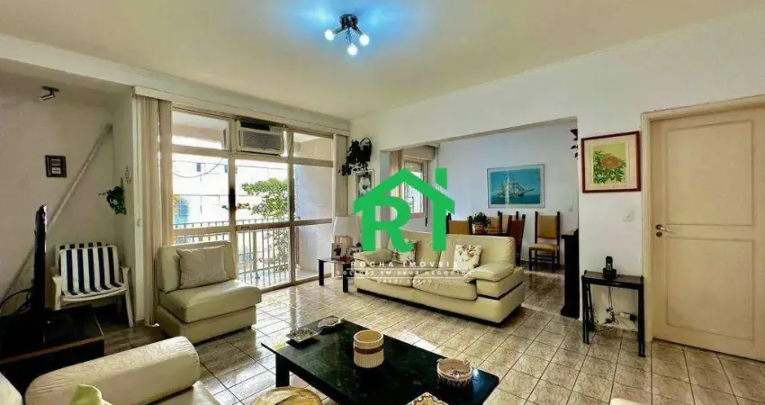 Apartamento beira mar, 3 dormitórios, 1 vaga, Guarujá/SP.